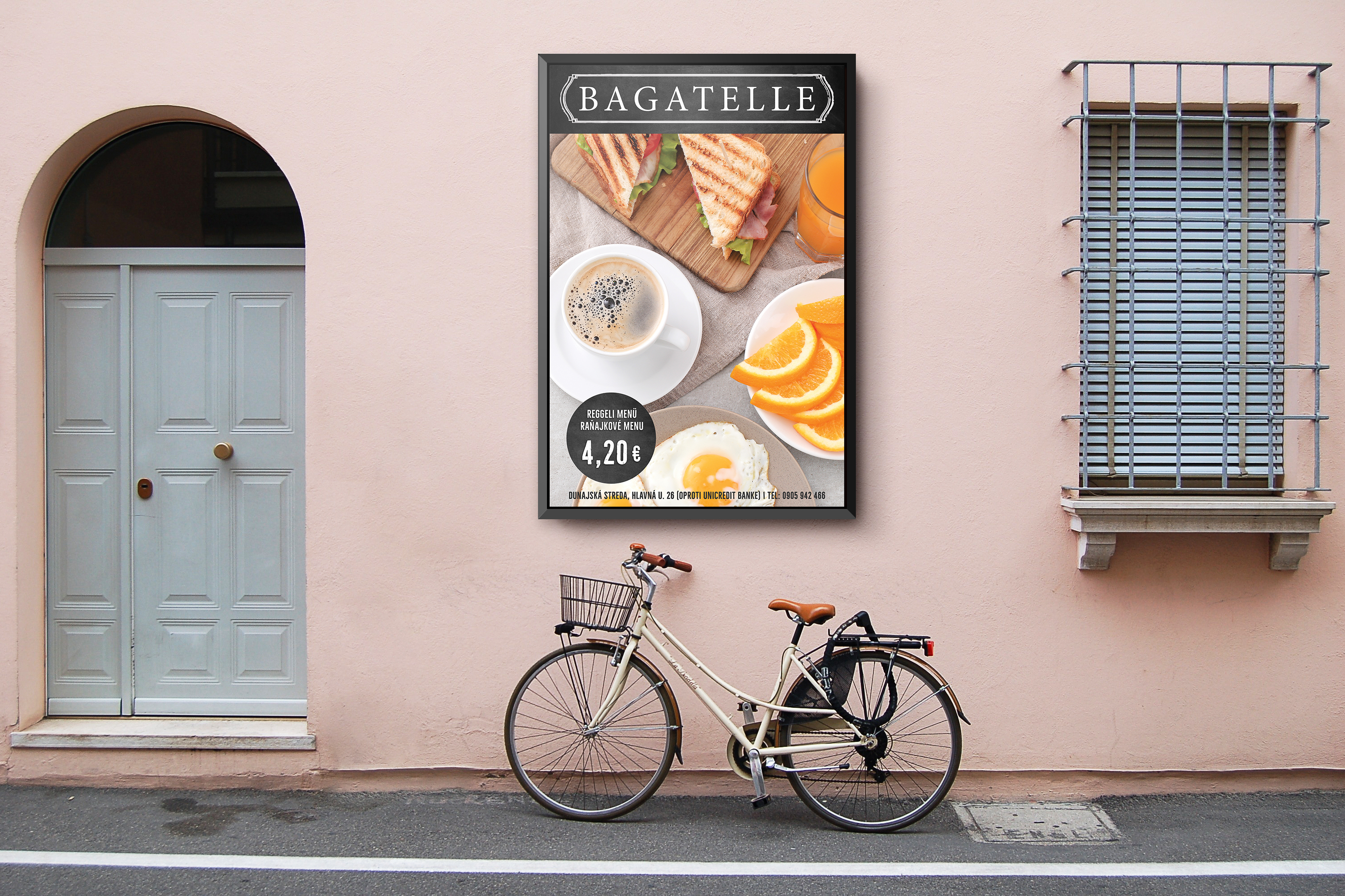 Bagatelle bakery and cafe poster / citylight