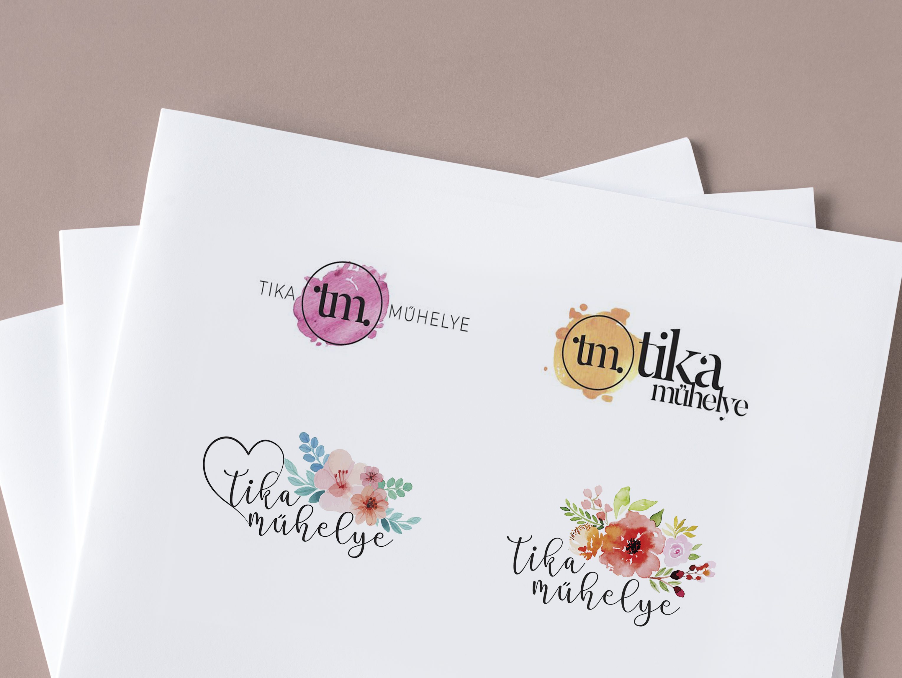 Tika Muhelye - logo design concepts